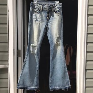 American eagle bell bottom pants